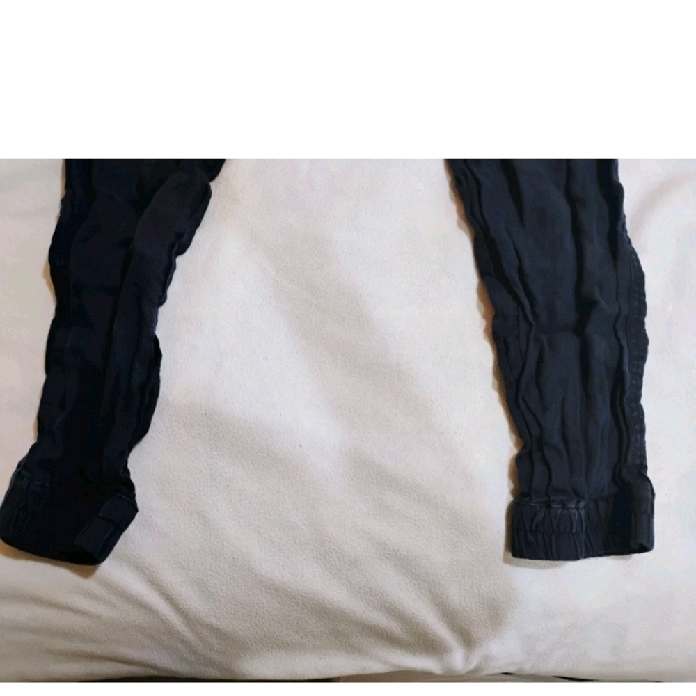 Navy Ankle Cargo Pants - Picture 4 of 10